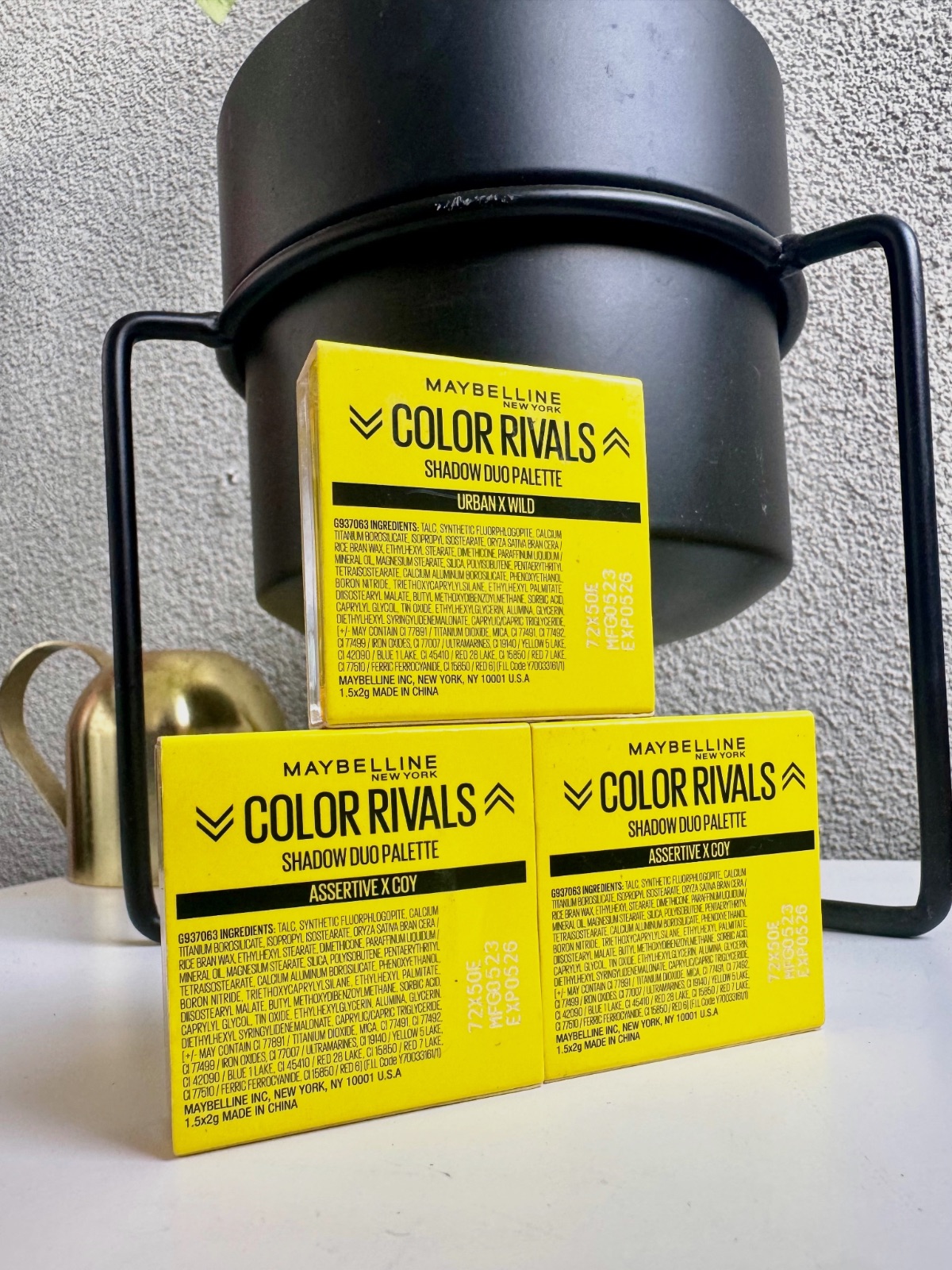 Lot de 3 duos d'ombres à paupières Maybelline Color Rivals – Maybelline 6