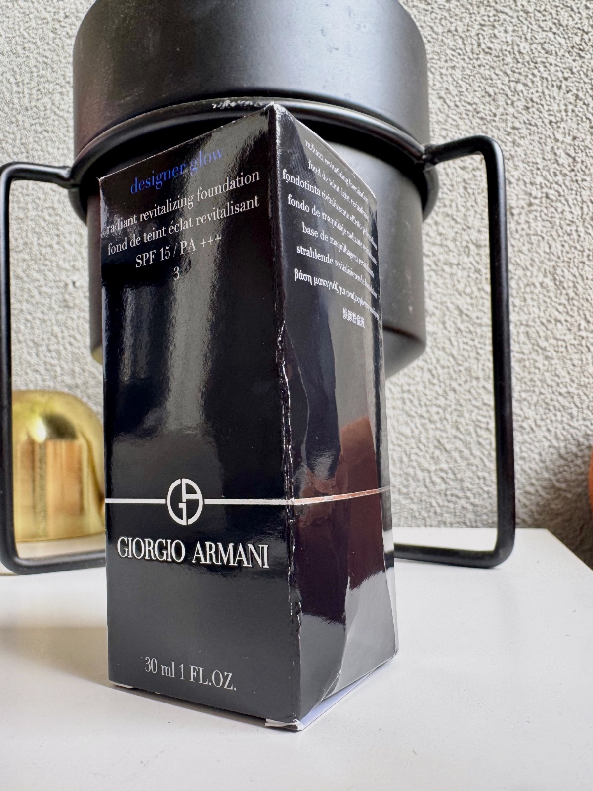 Fond de teint Giorgio Armani Designer Glow teinte 3 30 ml – Giorgio Armani 2