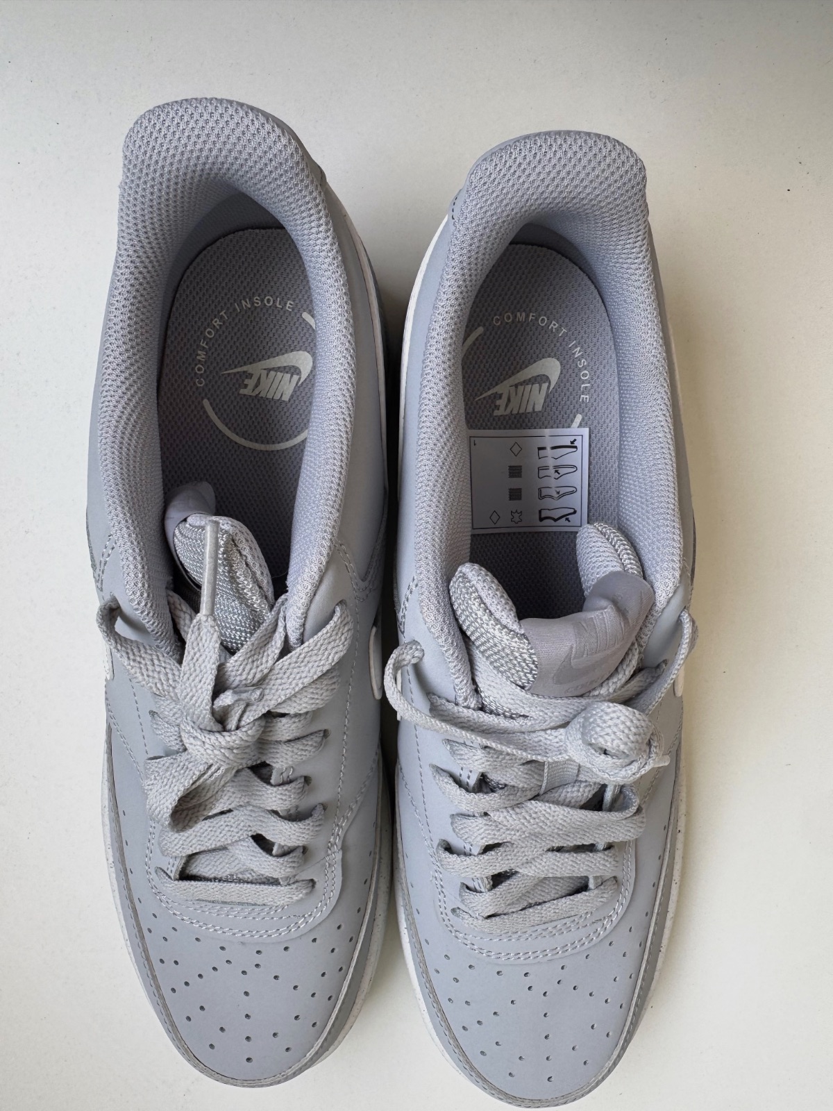 Nike Court Vision Low gris & blanc – Mixte – T.44 – Sneakers / Baskets – Nike – taille EU 44 7
