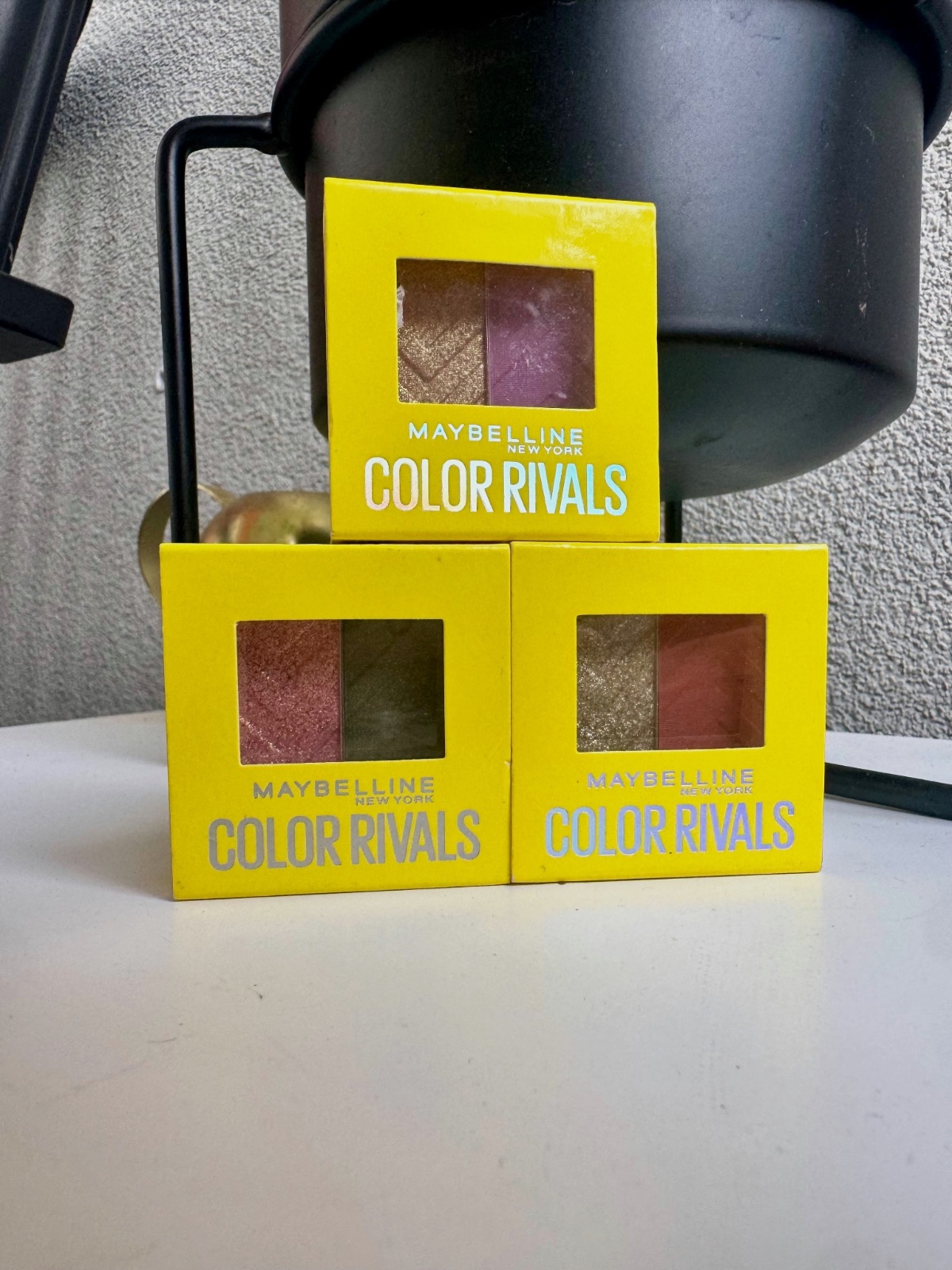 Lot de 3 duos d'ombres à paupières Maybelline Color Rivals