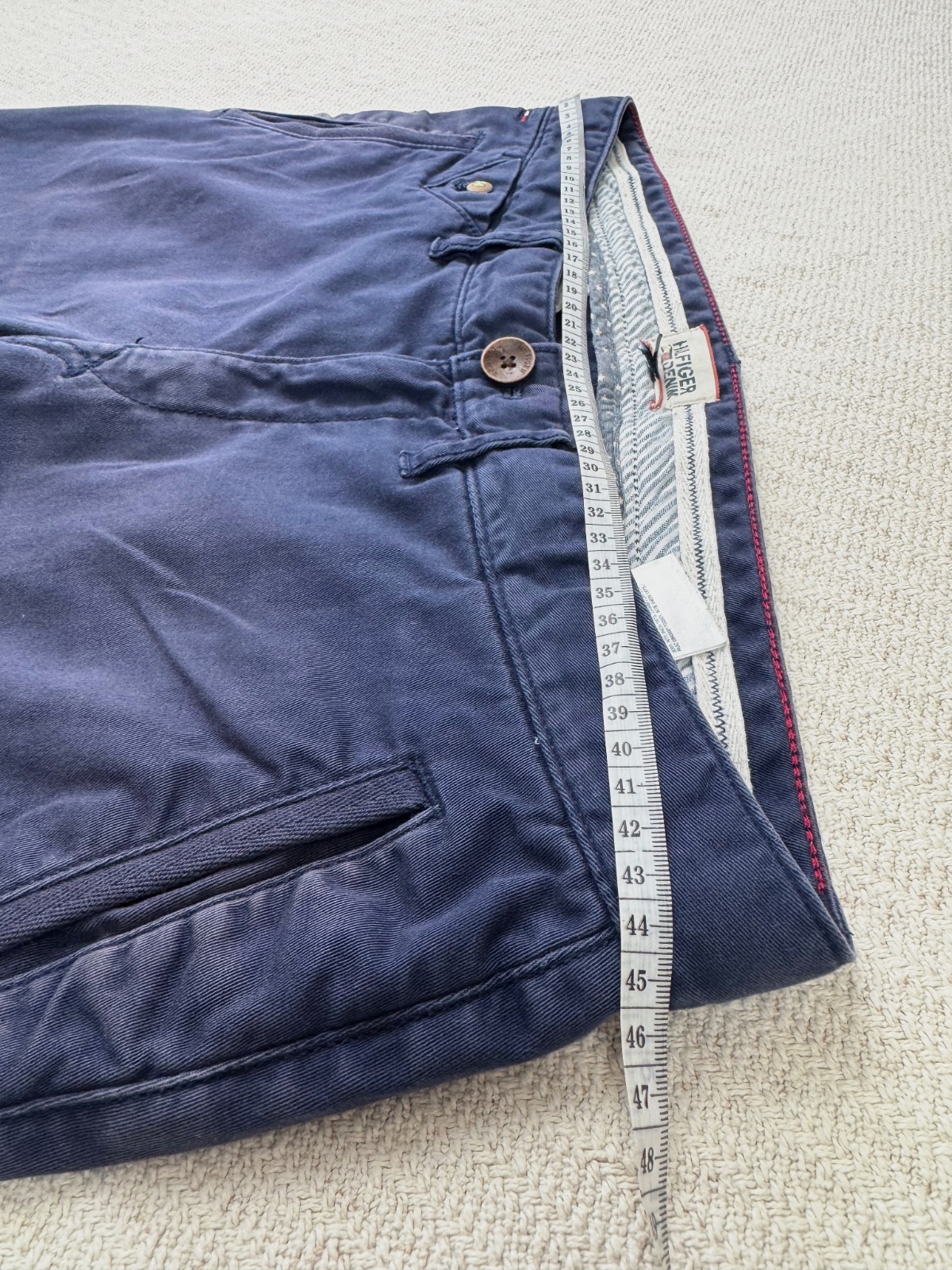 Pantalon Chino Tommy Hilfiger Bleu Marine – Tommy Hilfiger – taille L 9