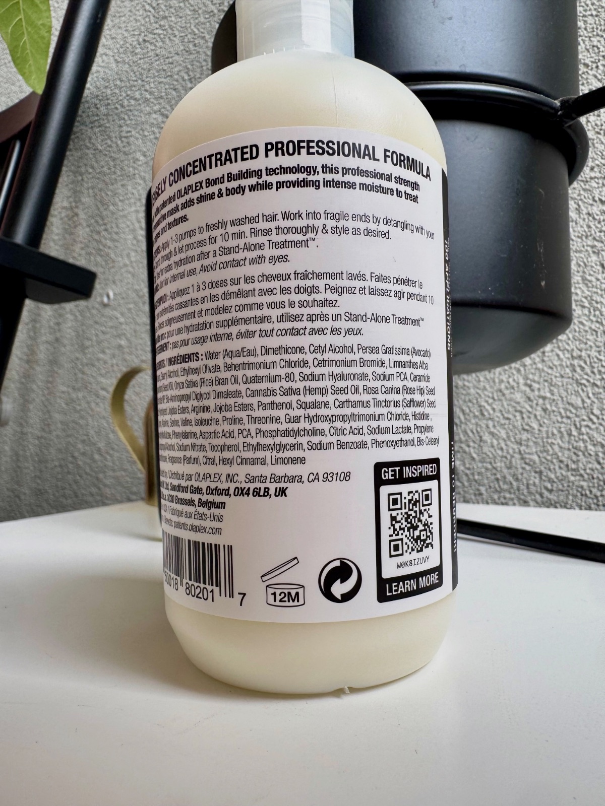 Masque hydratant 4-in-1 Olaplex 370 ml – Olaplex 2