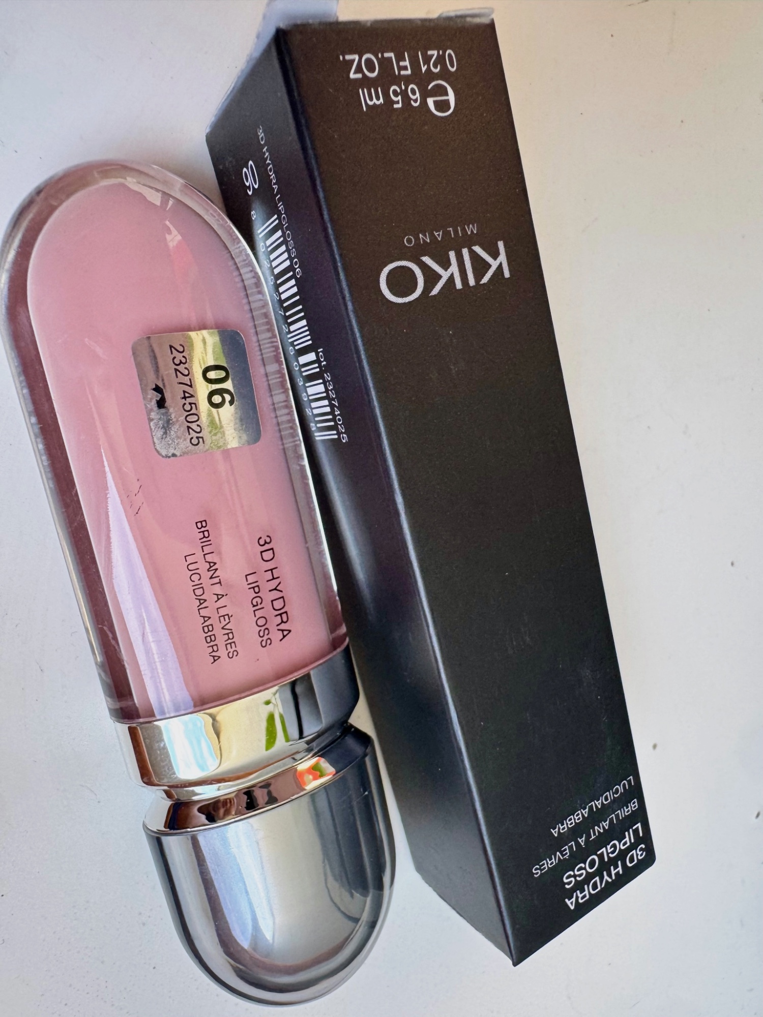 Brillant à lèvres Kiko 3D Hydra Lipgloss N°06