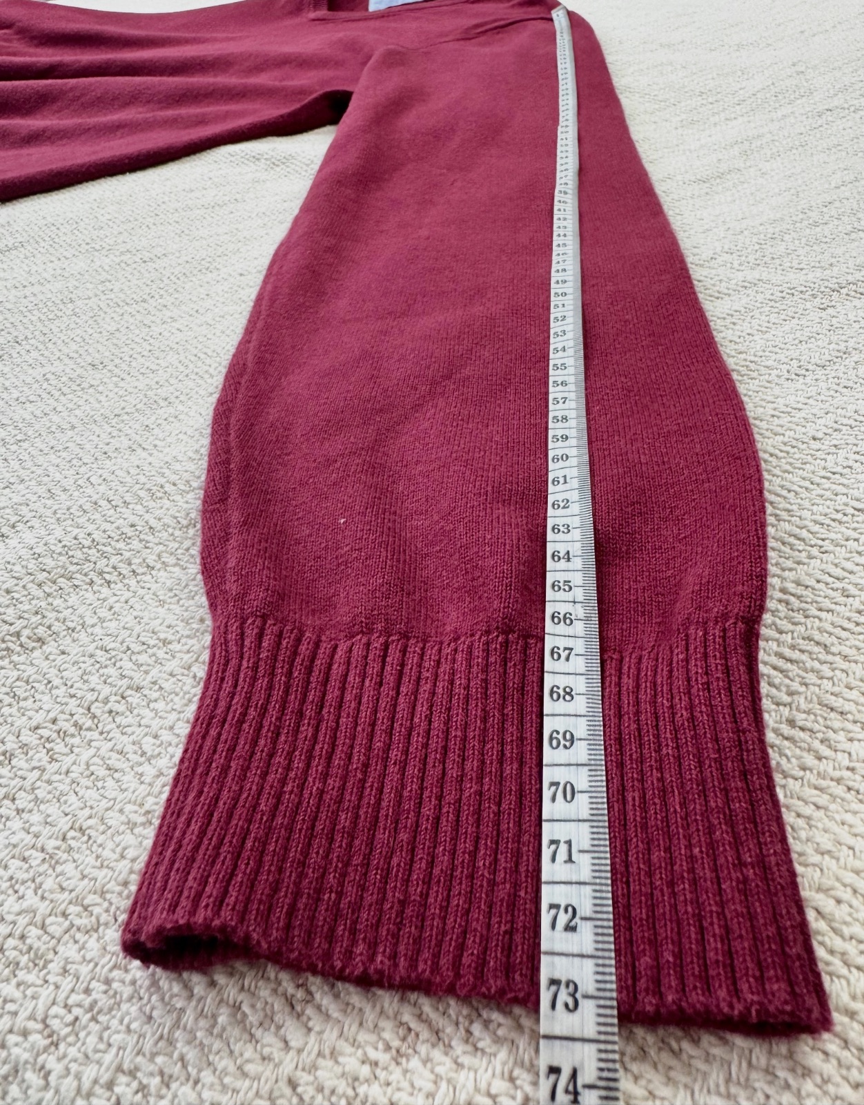 Pull col V Tommy Hilfiger bordeaux XL – Tommy Hilfiger – taille XL 6