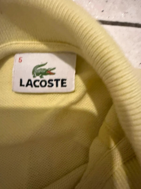 Polo Lacoste jaune – Lacoste – taille S 4