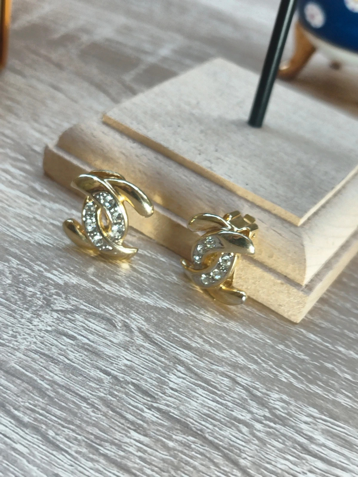 Boucles d'oreilles doré vintage – Vintage 5