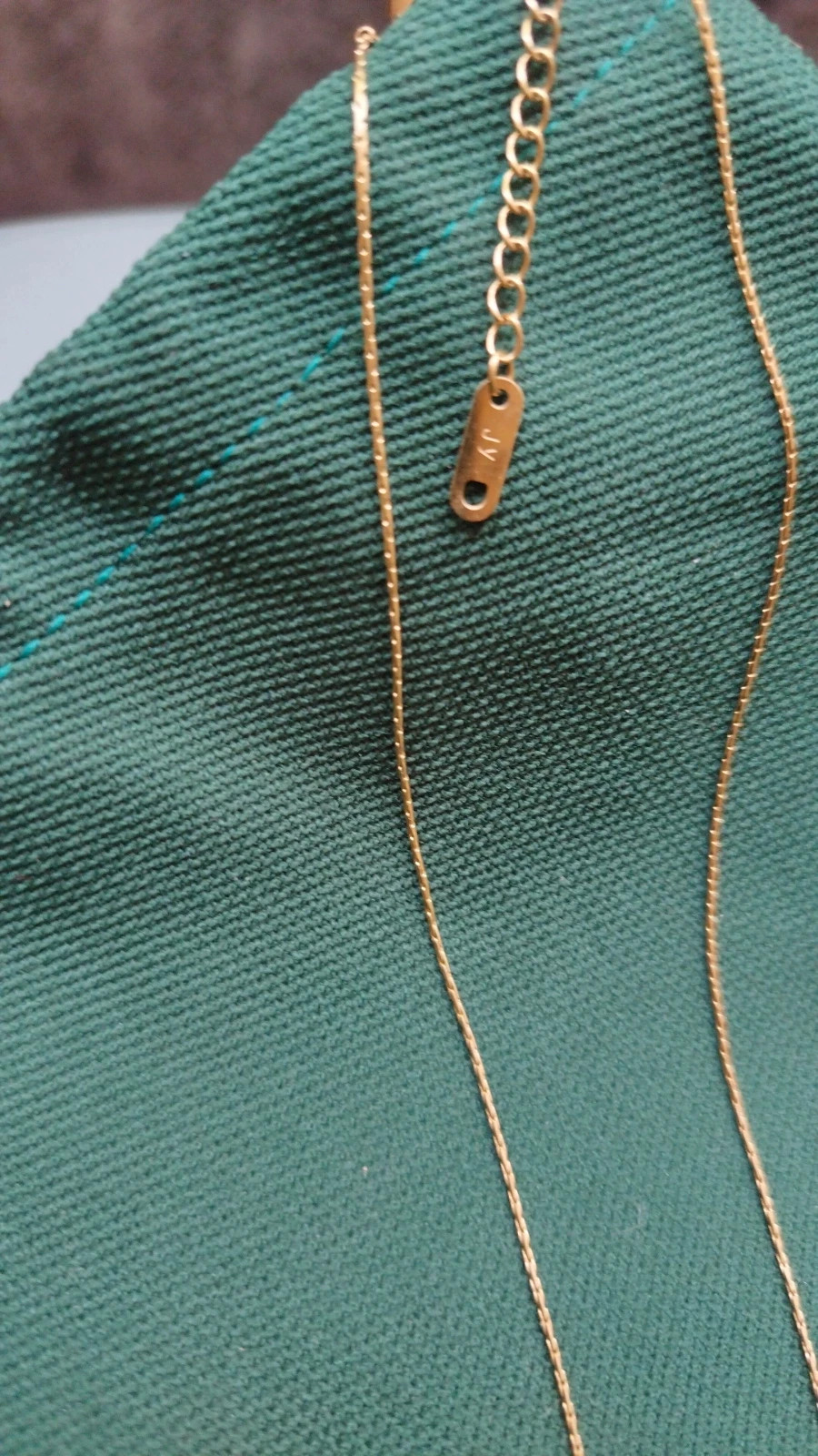 Collier pendentif coeur vintage plaqué or 18 k – Vintage 3