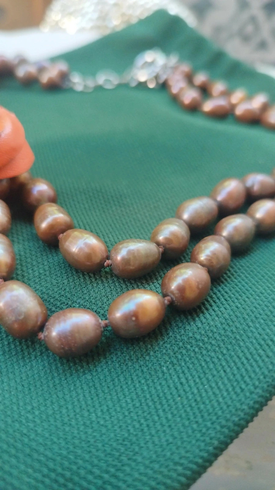 Collier vintage perle de culture d'eau douce – RARE 2