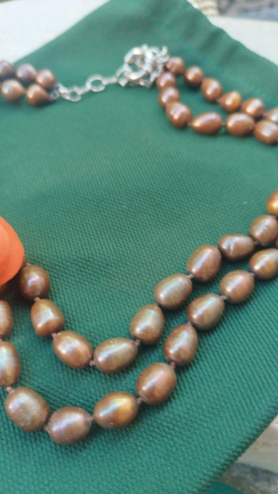 Collier vintage perle de culture d'eau douce – RARE 4