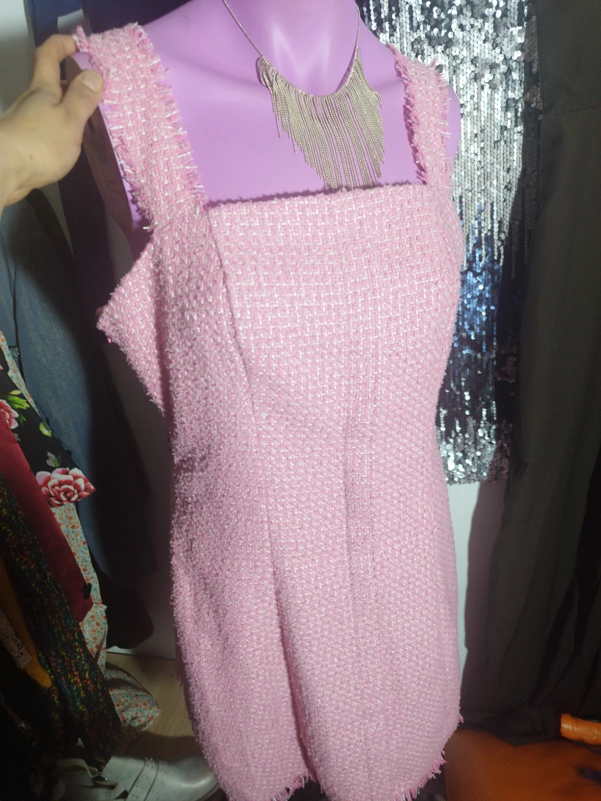 Robe élégante shein taille 40 rose – Shein – taille L / 40 / 12 2