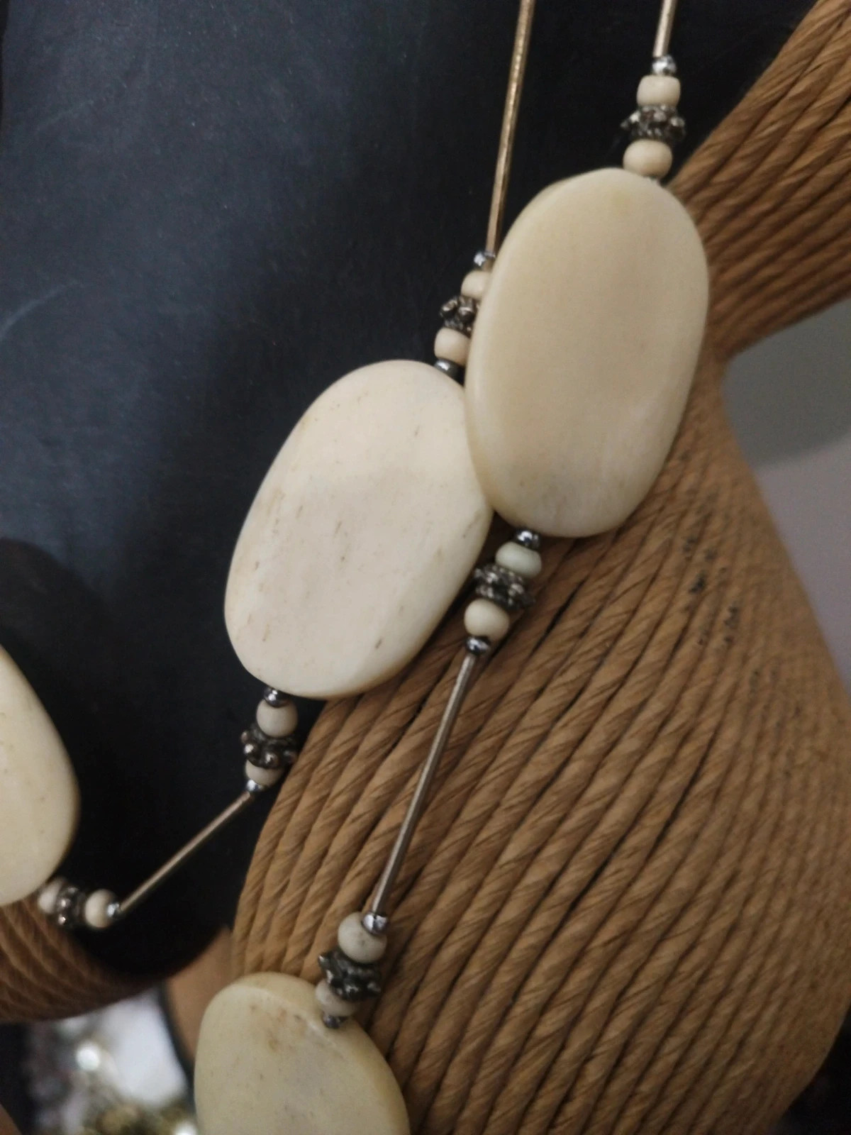 Collier Sautoir argent vintage – Argent 2