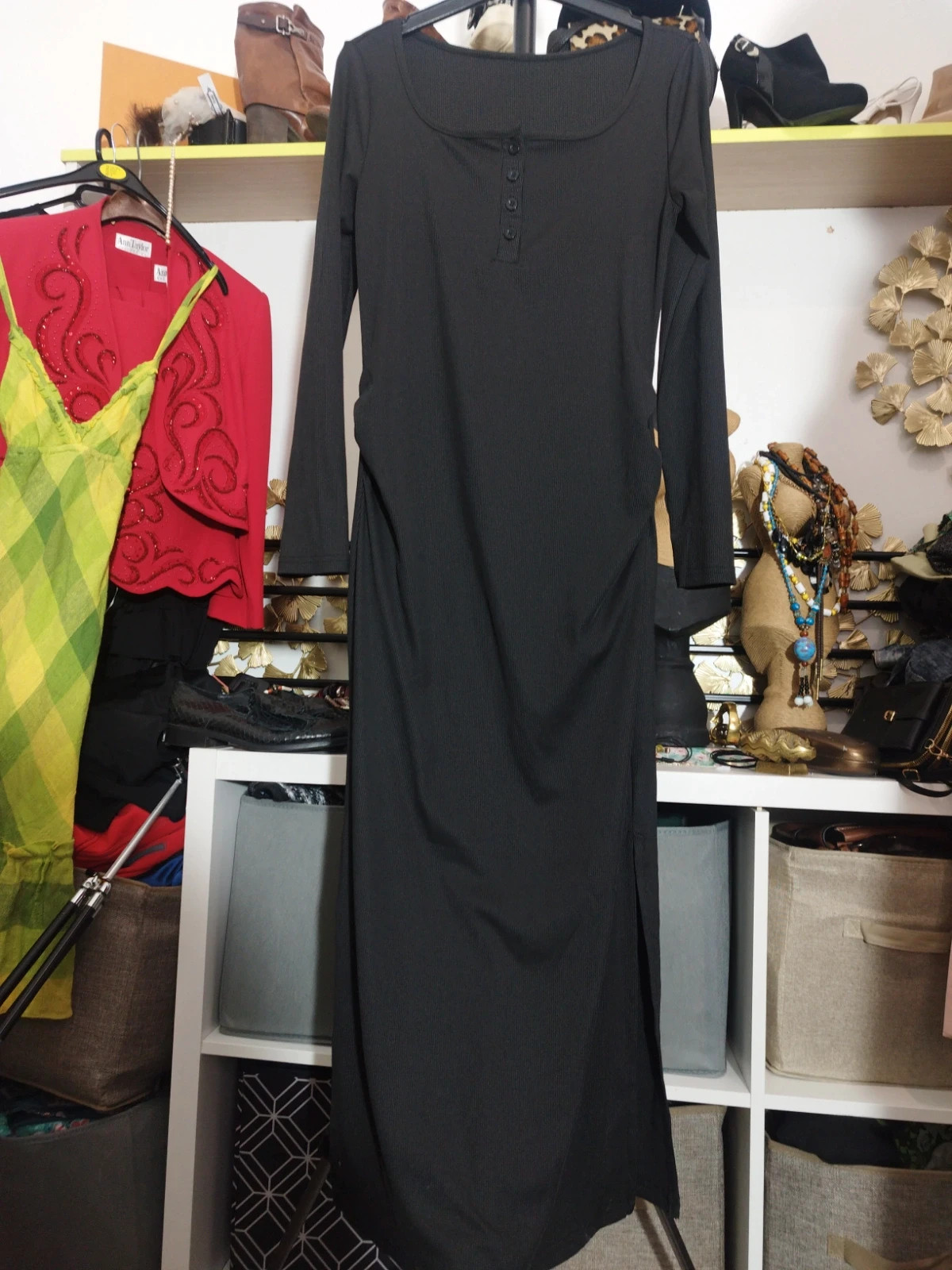 Robe femme longue noire