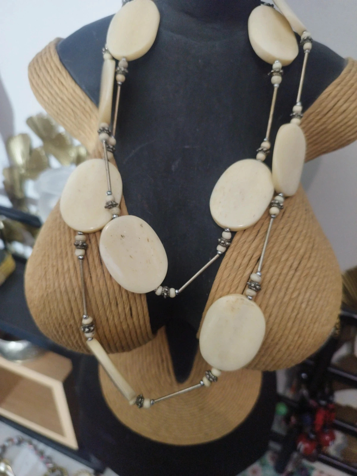 Collier Sautoir argent vintage – Argent 3