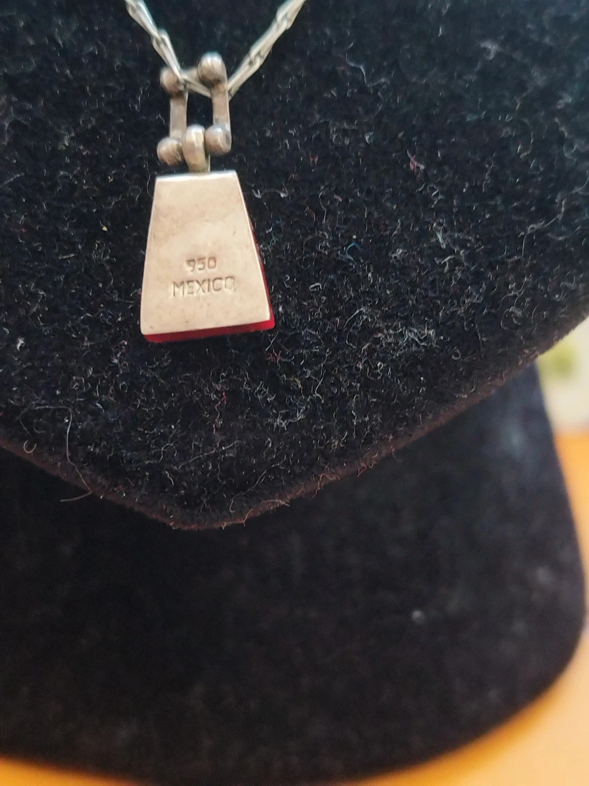 collier argent 950 Mexico et corail – RARE 3