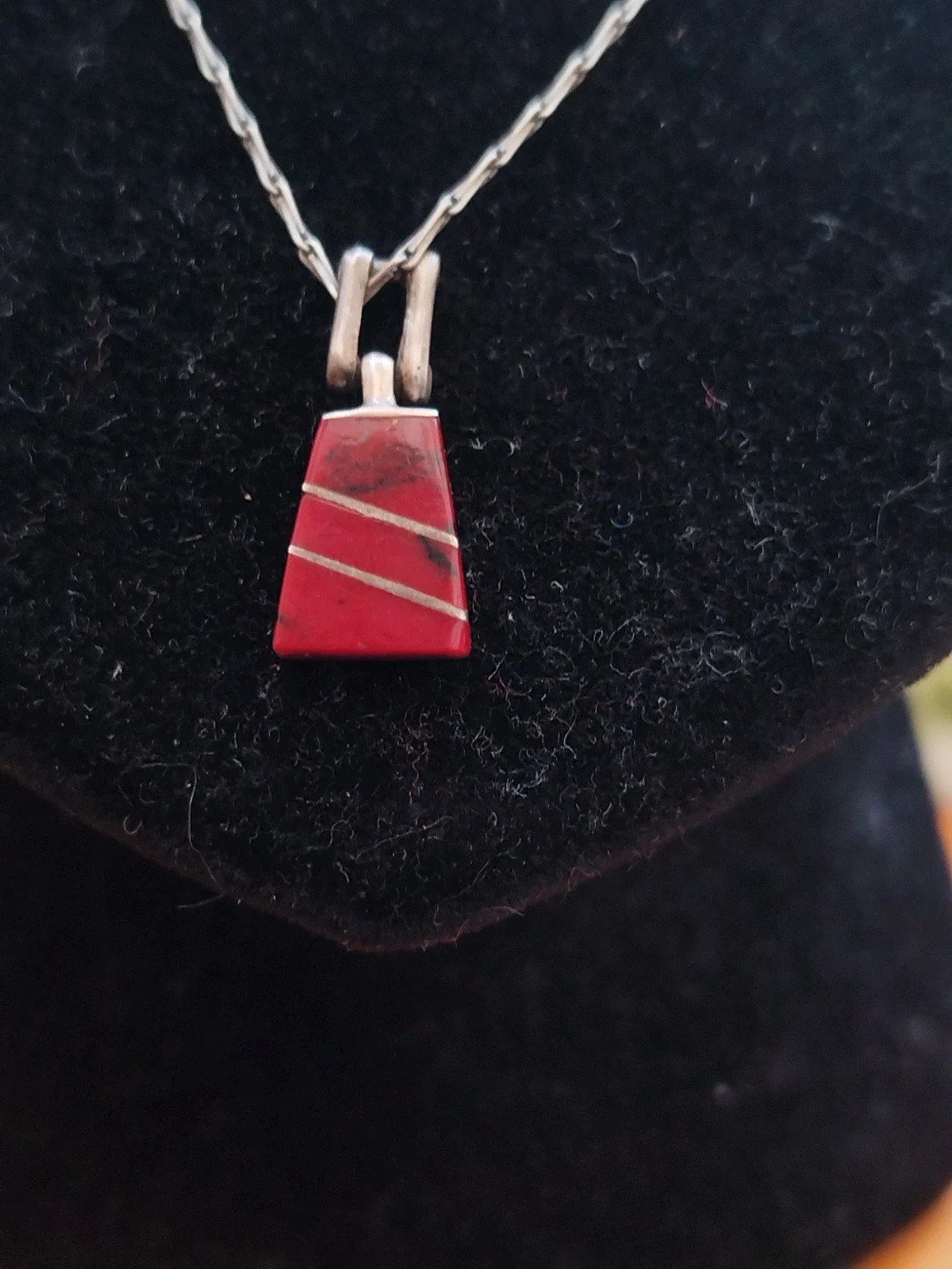collier argent 950 Mexico et corail – RARE 4