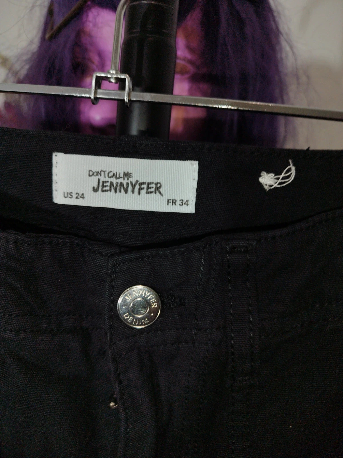 Pantalon femme noire – Jennyfer – taille XS / 34 / 6 3
