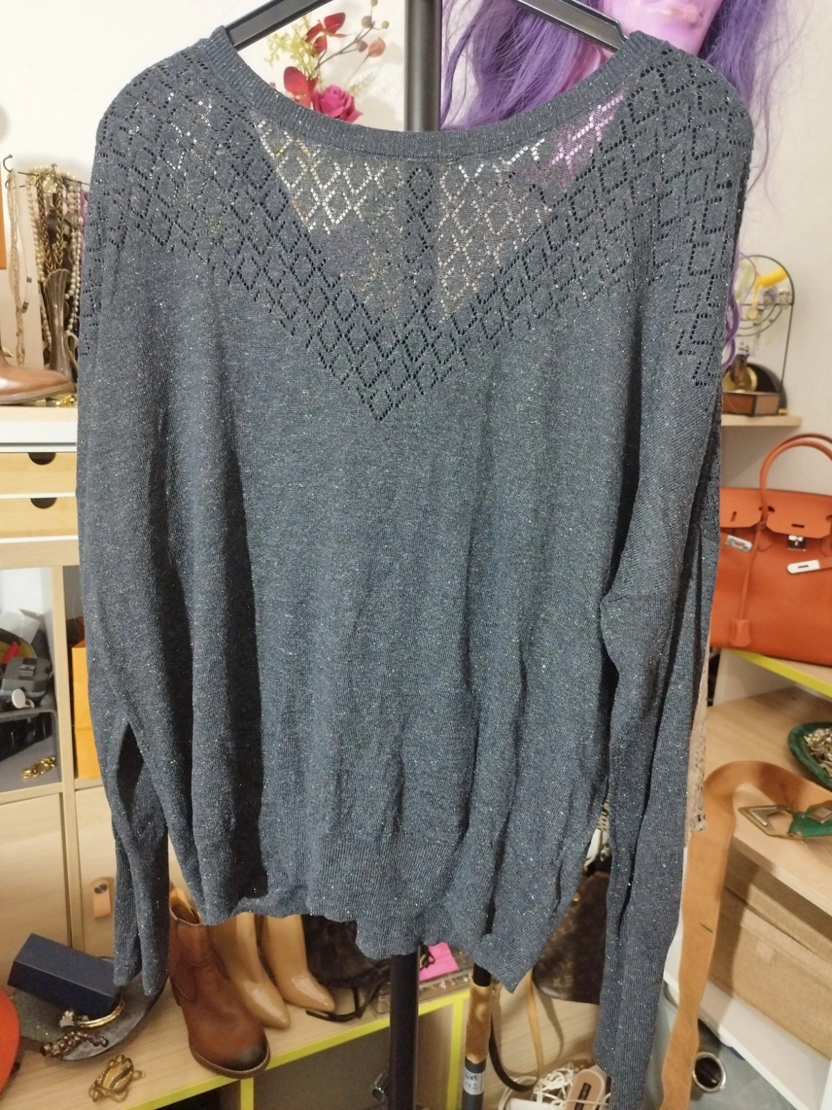 Pull femme col V – Promod – taille M / 38 / 10 4