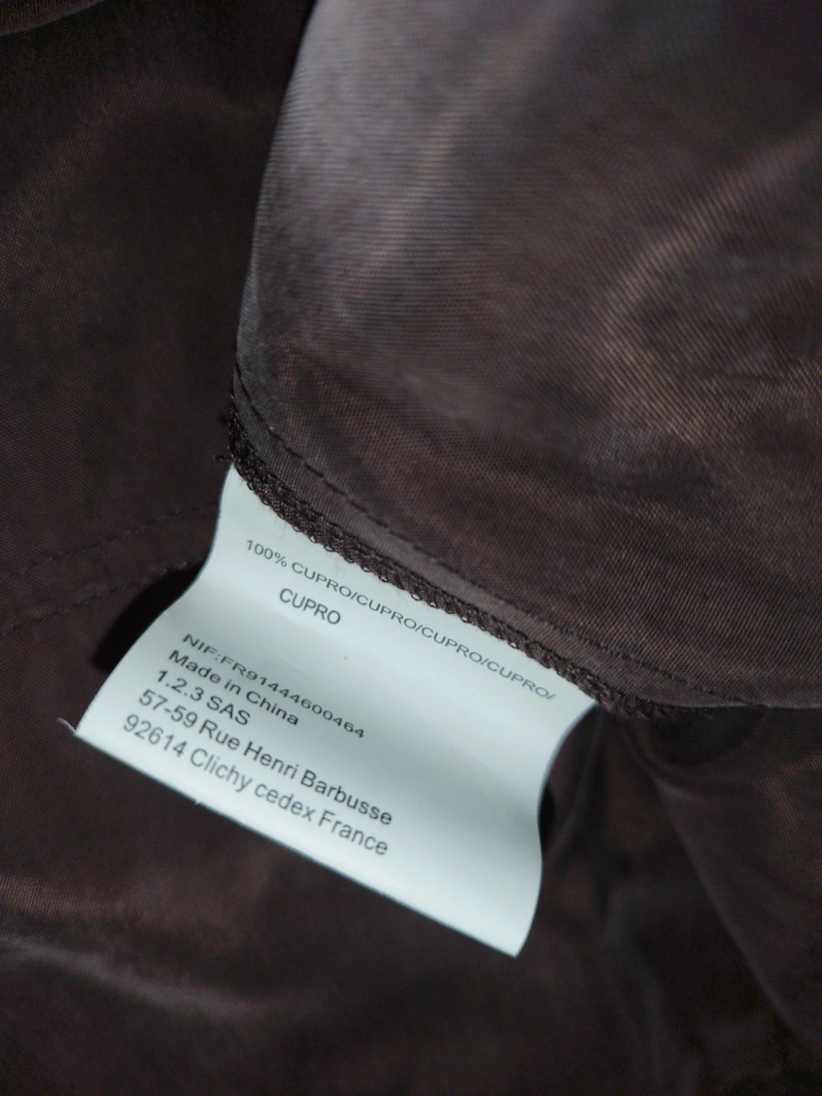 Robe femme marron – Un Deux Trois – taille XL / 42 / 14 2