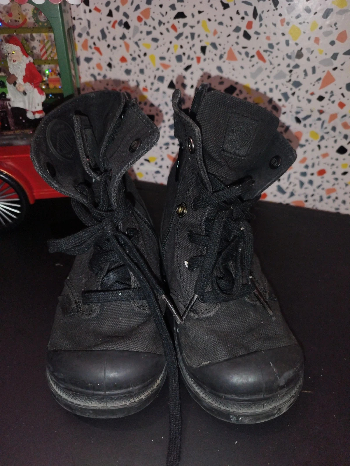 Chaussures paladium enfant noir