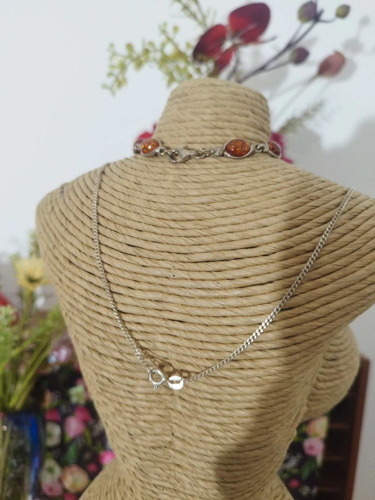 Ensemble de bijoux femme vintage argent ombre – Argent 2