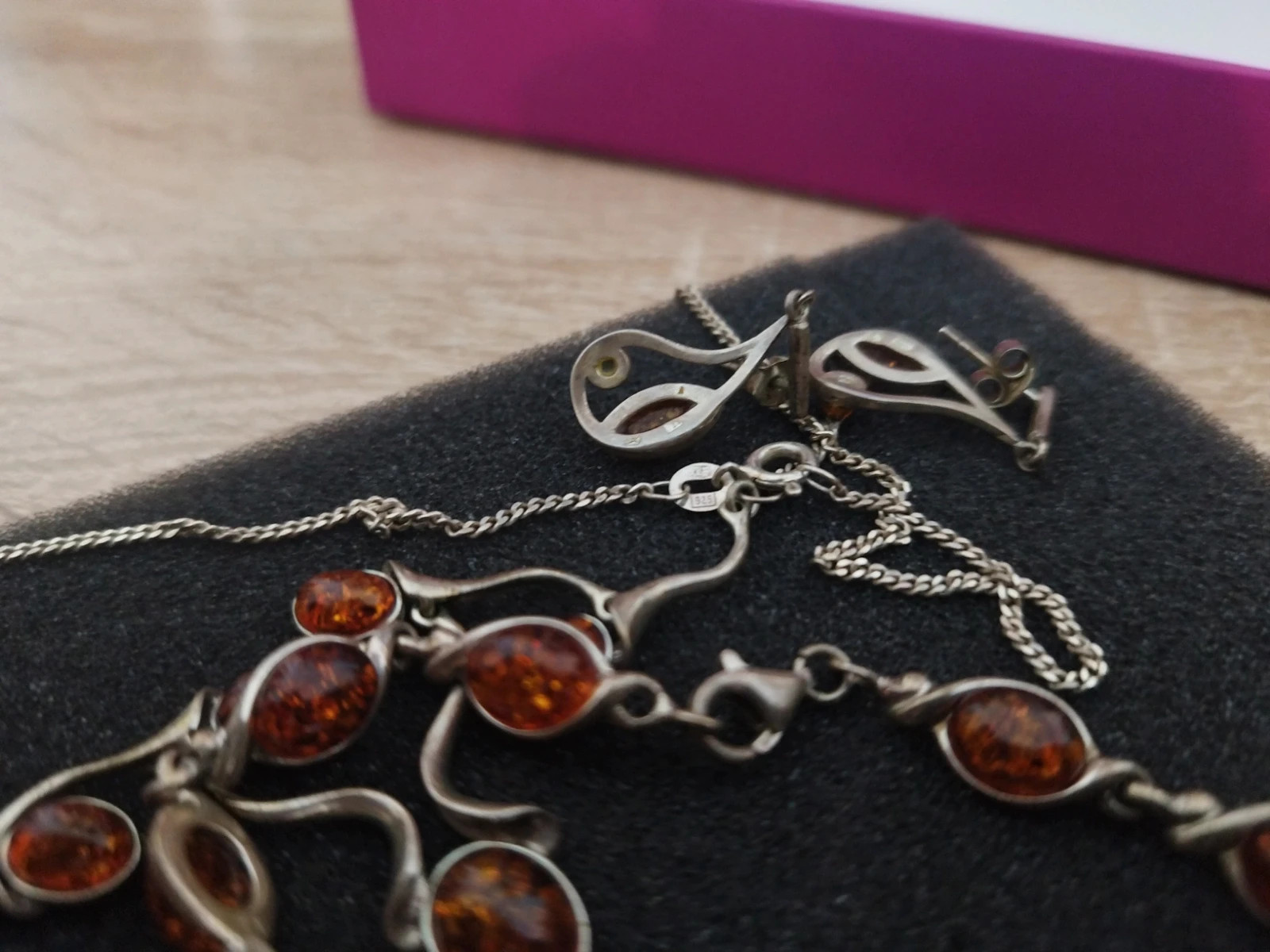 Ensemble de bijoux femme vintage argent ombre – Argent 5
