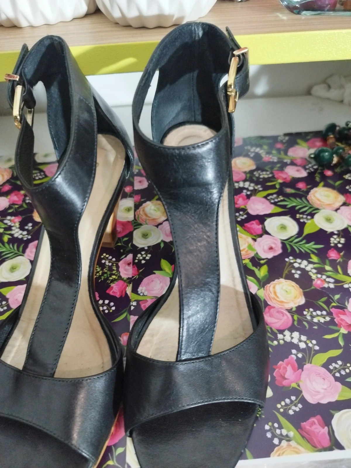 Sandales à talons noir – San Marina – taille 37 2