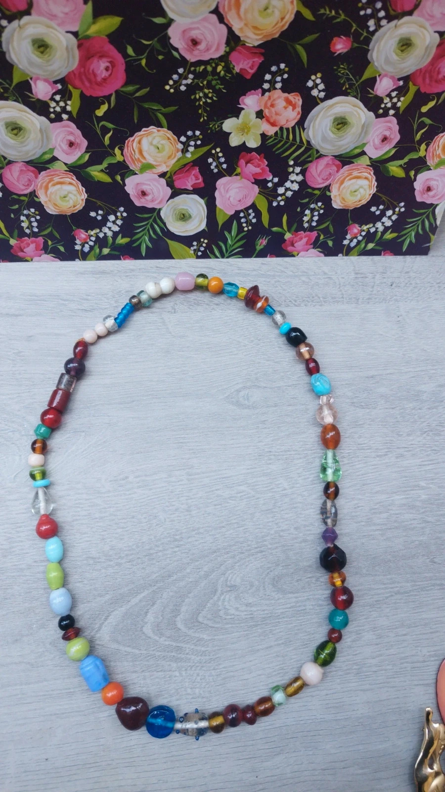 Collier clapet vintage en perles de verre de Murano – Vintage 3
