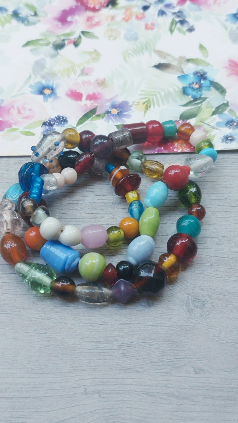 Collier clapet vintage en perles de verre de Murano – Vintage 5