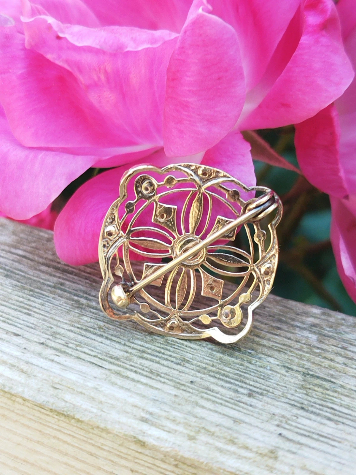 Broche victorienne en or 9k – RARE 2