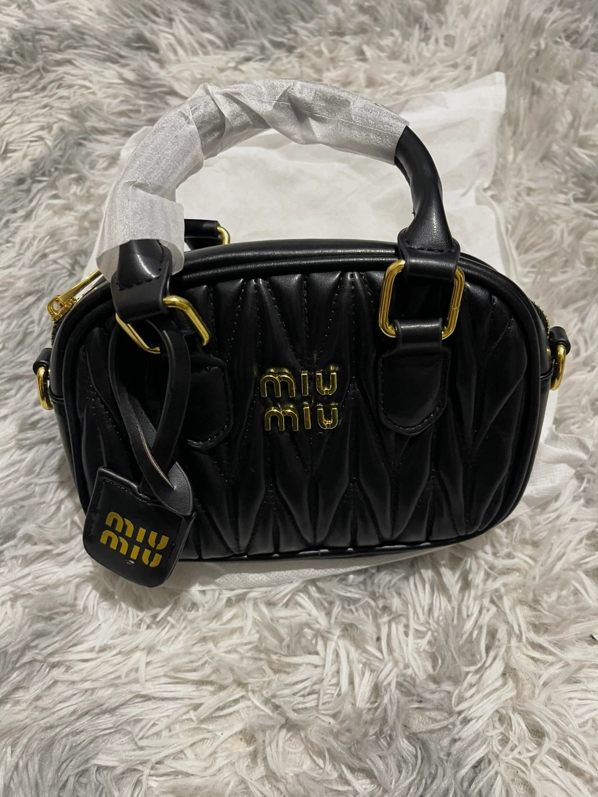 Sac à main Miu Miu noir