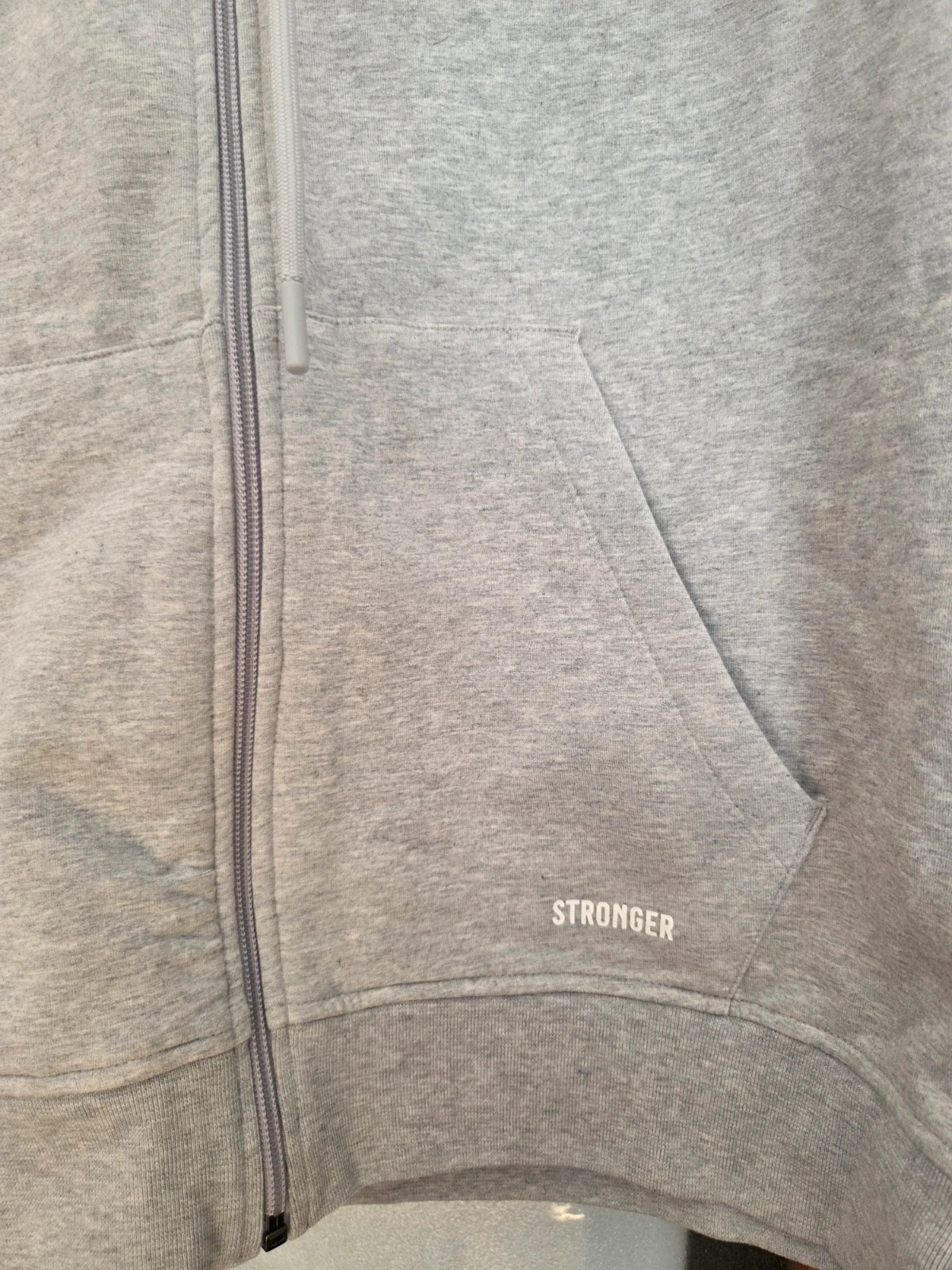 Sudadera con cremallera Stronger Signature Sweat Jacket gris Talla L - Nueva con etiquetas – STRONGER – taille L / 40 / 12 3