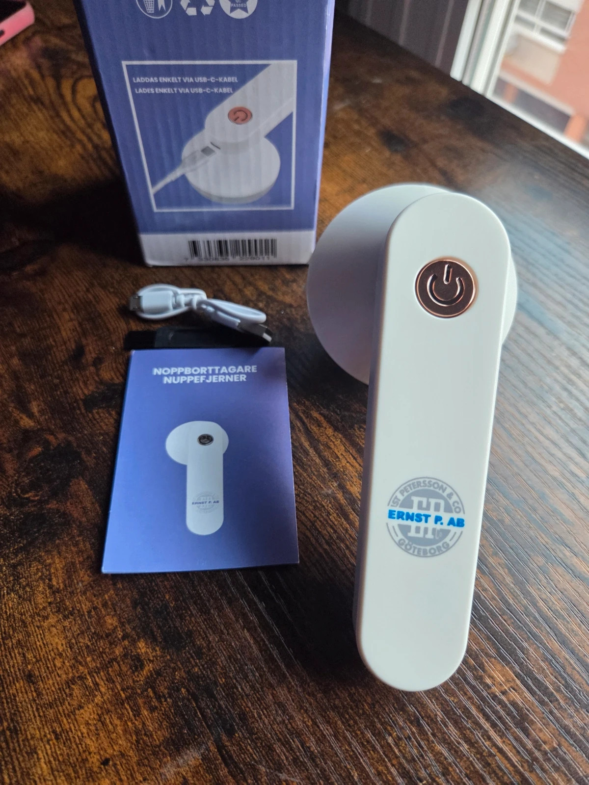 Quitapelusas eléctrico recargable USB-C (Nuevo en caja) – Ernst P. AB Göteborg