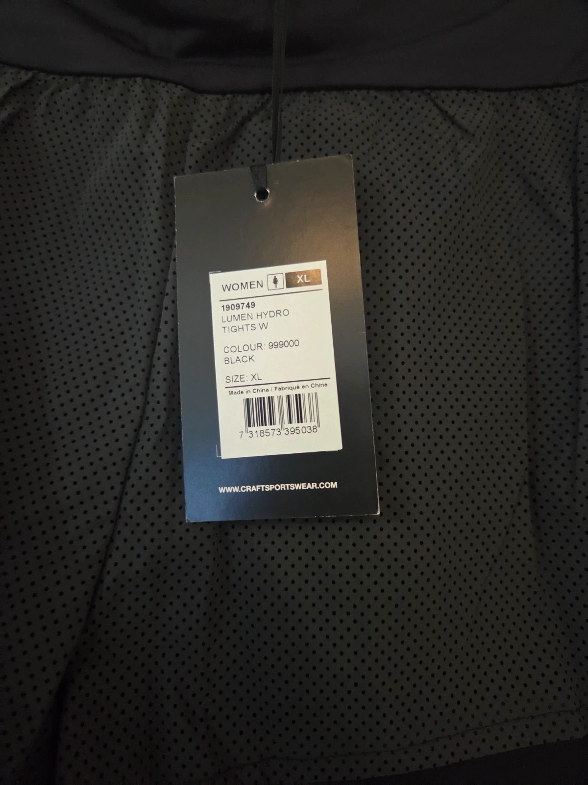 Mallas / Leggings 2 en 1 Craft Lumen Hydro Running Mujer - Talla XL (Nuevas con etiquetas) – Craft – taille XL / 42 / 14 4