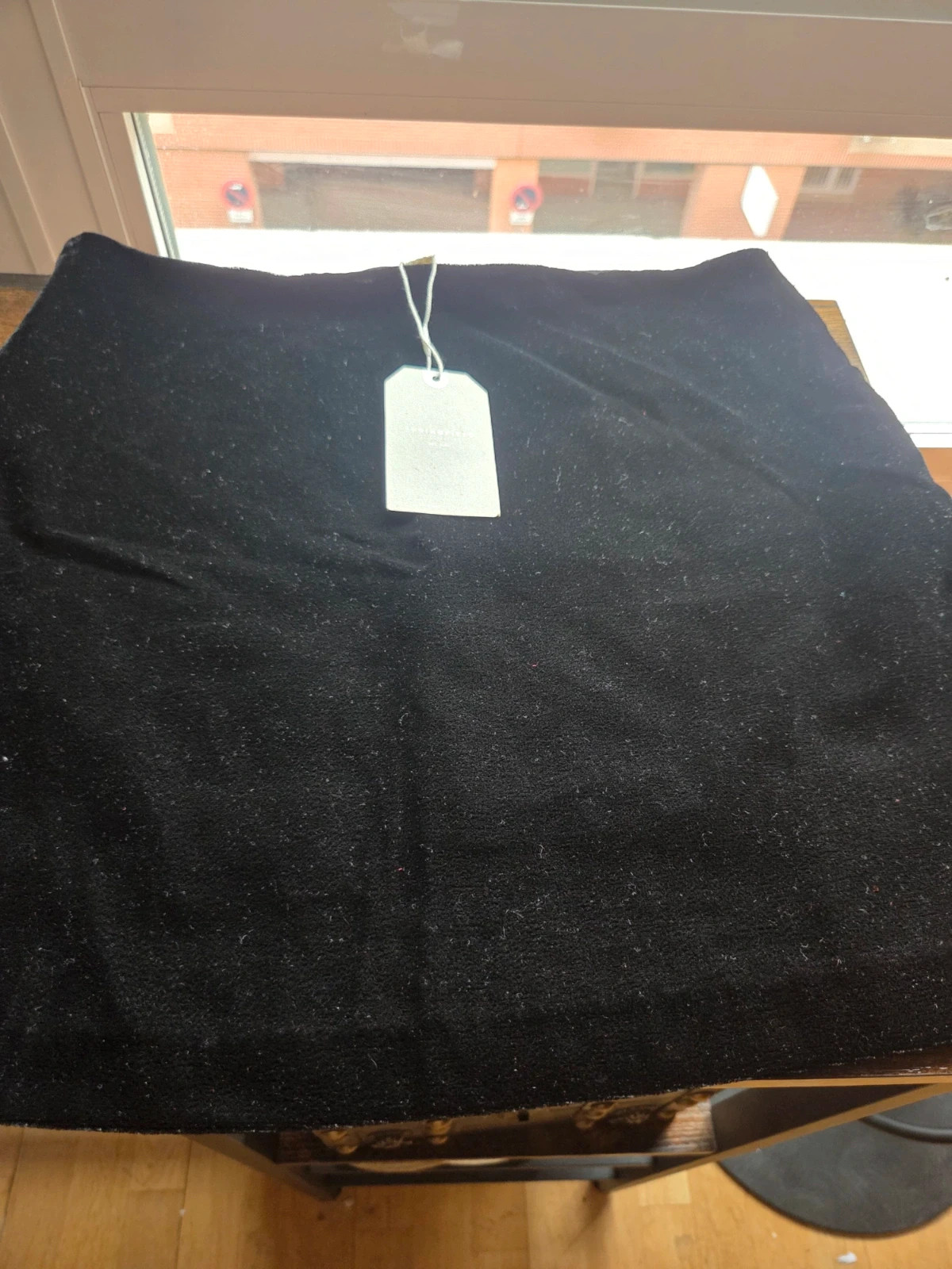 Minifalda terciopelo negro estrellas abalorios Springfield - Talla 38 (Nueva con etiqueta) – Springfield – taille M / 38 / 10 2