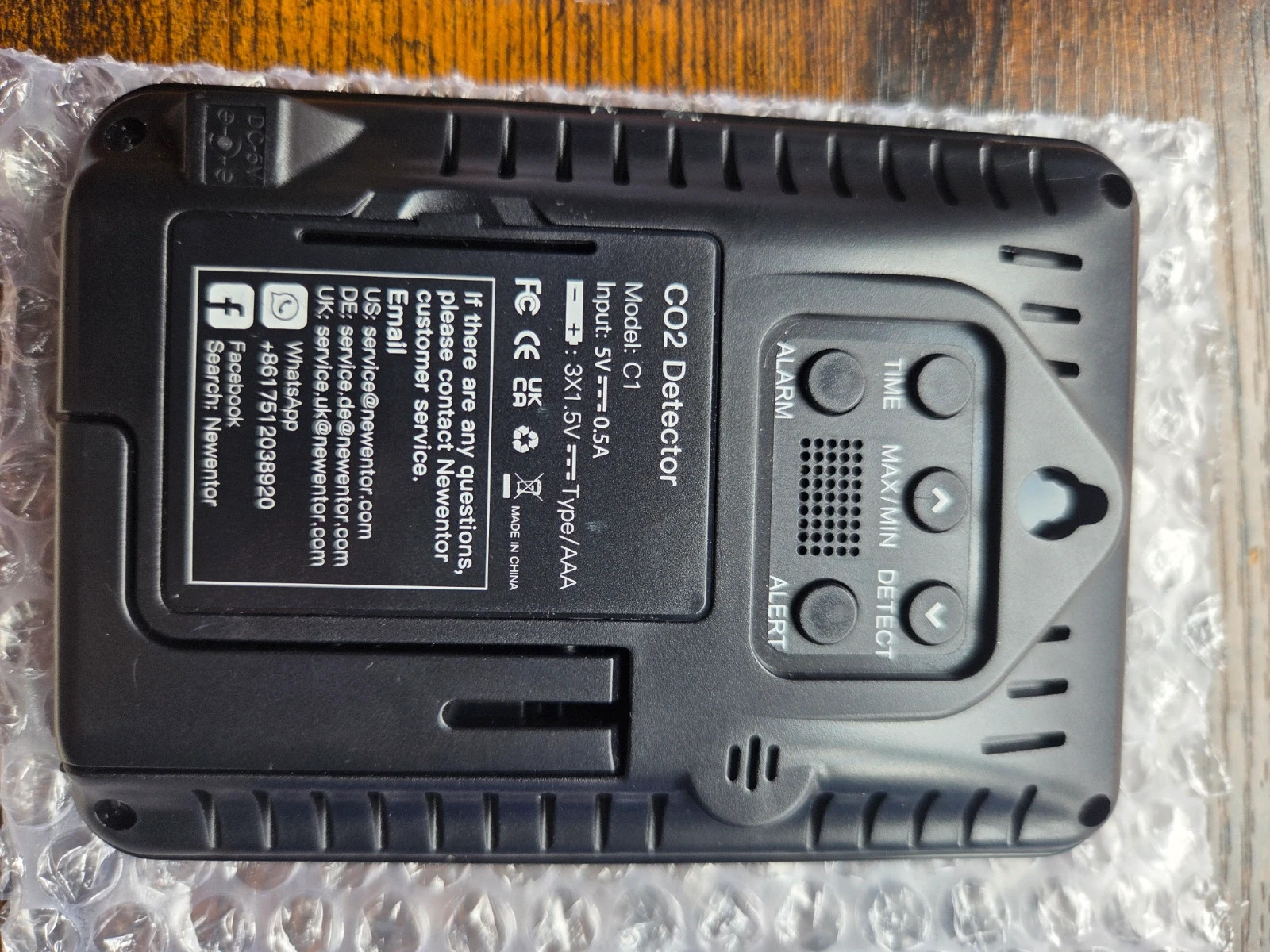 Detector de CO2 Newentor C1 - Medidor Calidad del Aire, Temperatura y Humedad – Newentor 4