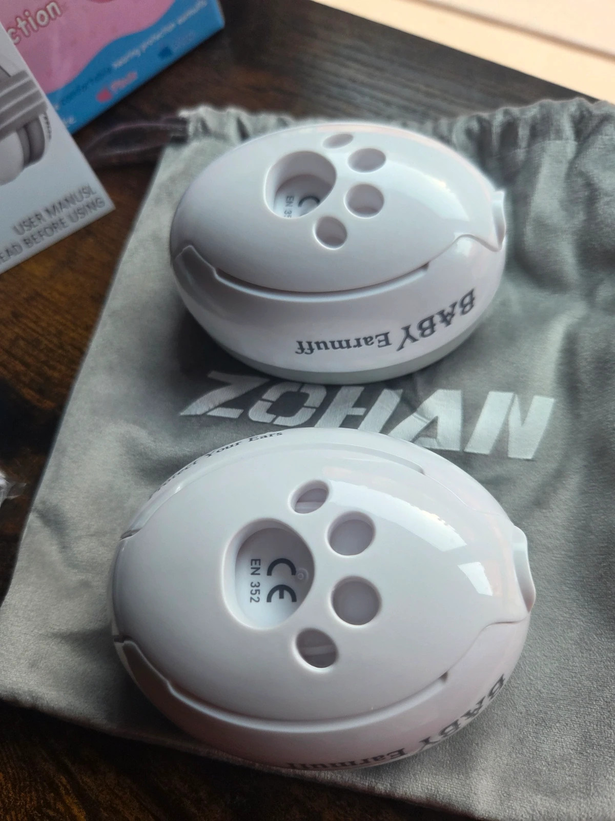 Protectores auditivos bebé Zohan + 2 bandas ajustables + bolsa – Zo-Han 3