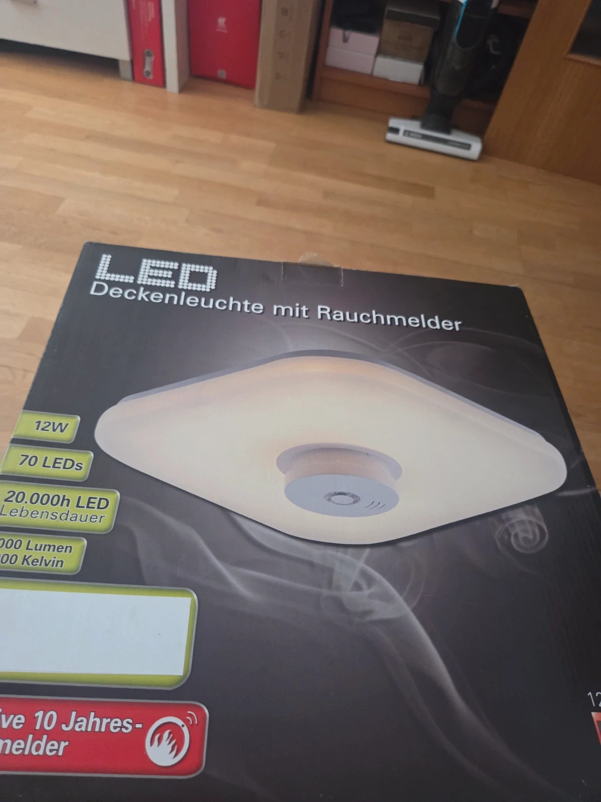 Plafón LED Techo con Detector de Humo Integrado (12W - 35 cm) Nuevo – Light 2