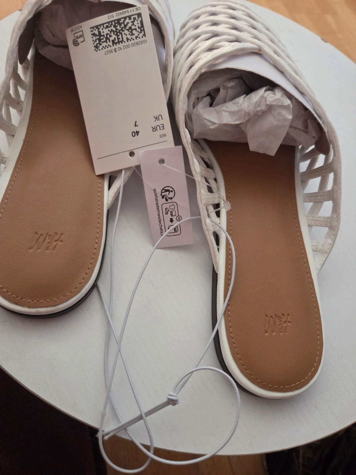 Mules planos trenzados H&M - Nuevos con etiqueta (Talla 40) – H&M – taille 40 4