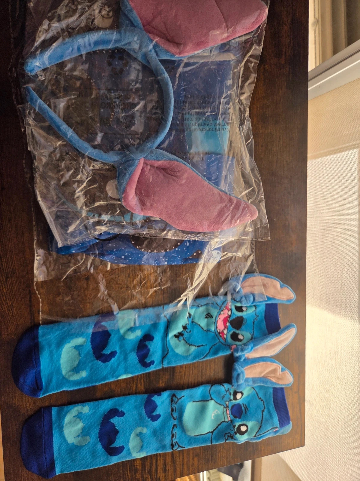 Disfraz Stitch Niña Talla 150 Completo: Vestido + Guantes + Diadema + Calcetines