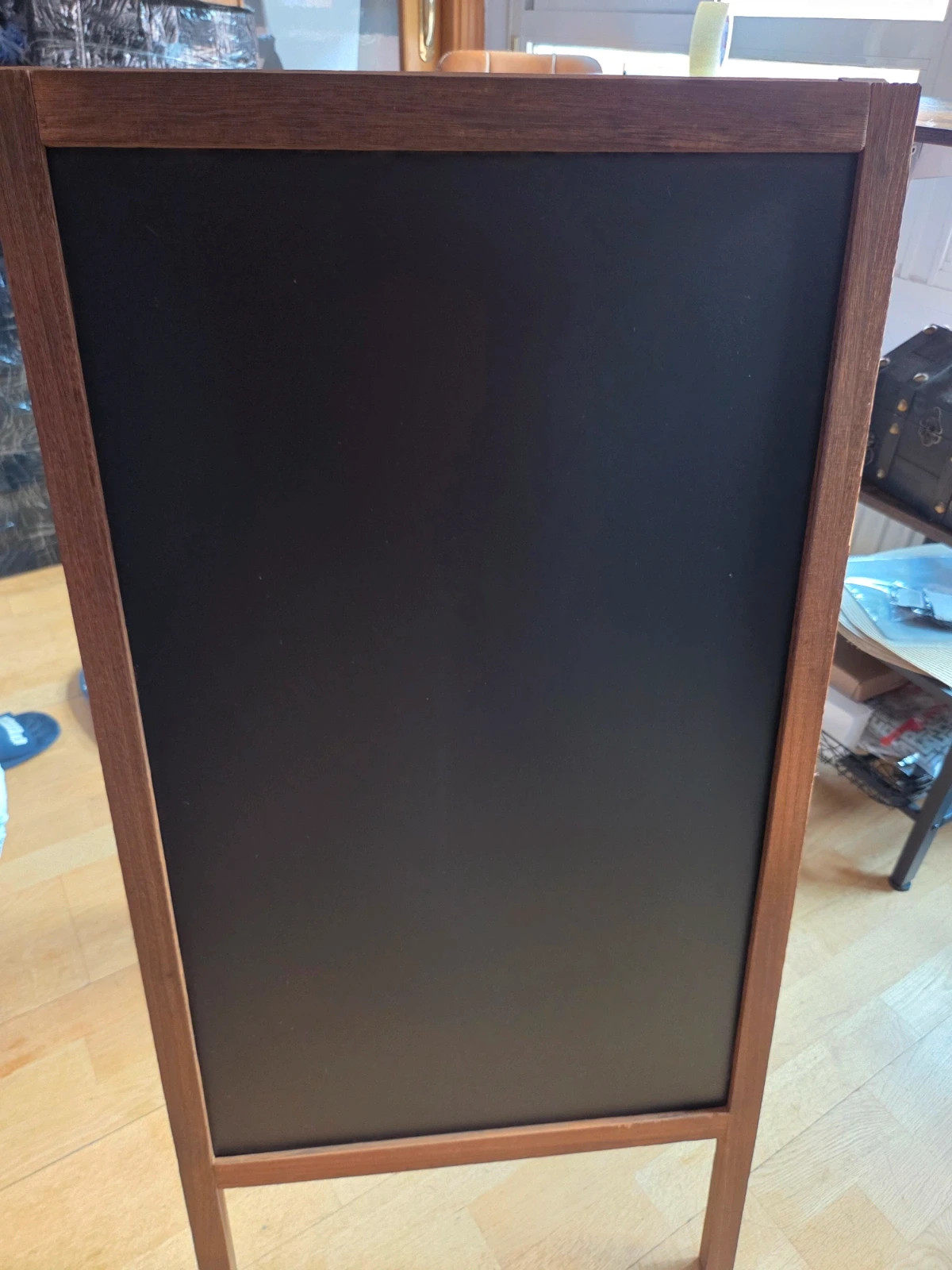 Pizarra de madera plegable de doble cara (caballete) - Nueva con caja – unho – taille Taille unique 3