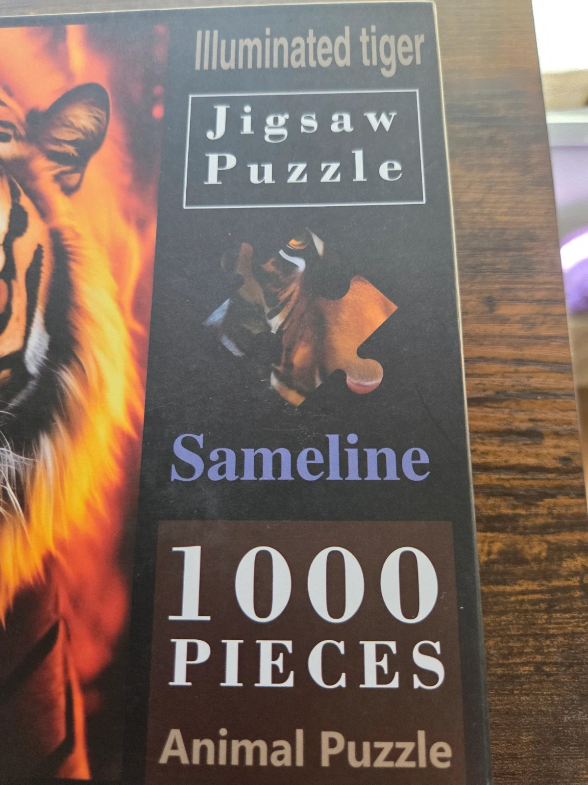 Puzzle 1000 Piezas Tigre Iluminado Sameline (Nuevo) – Sameline 3