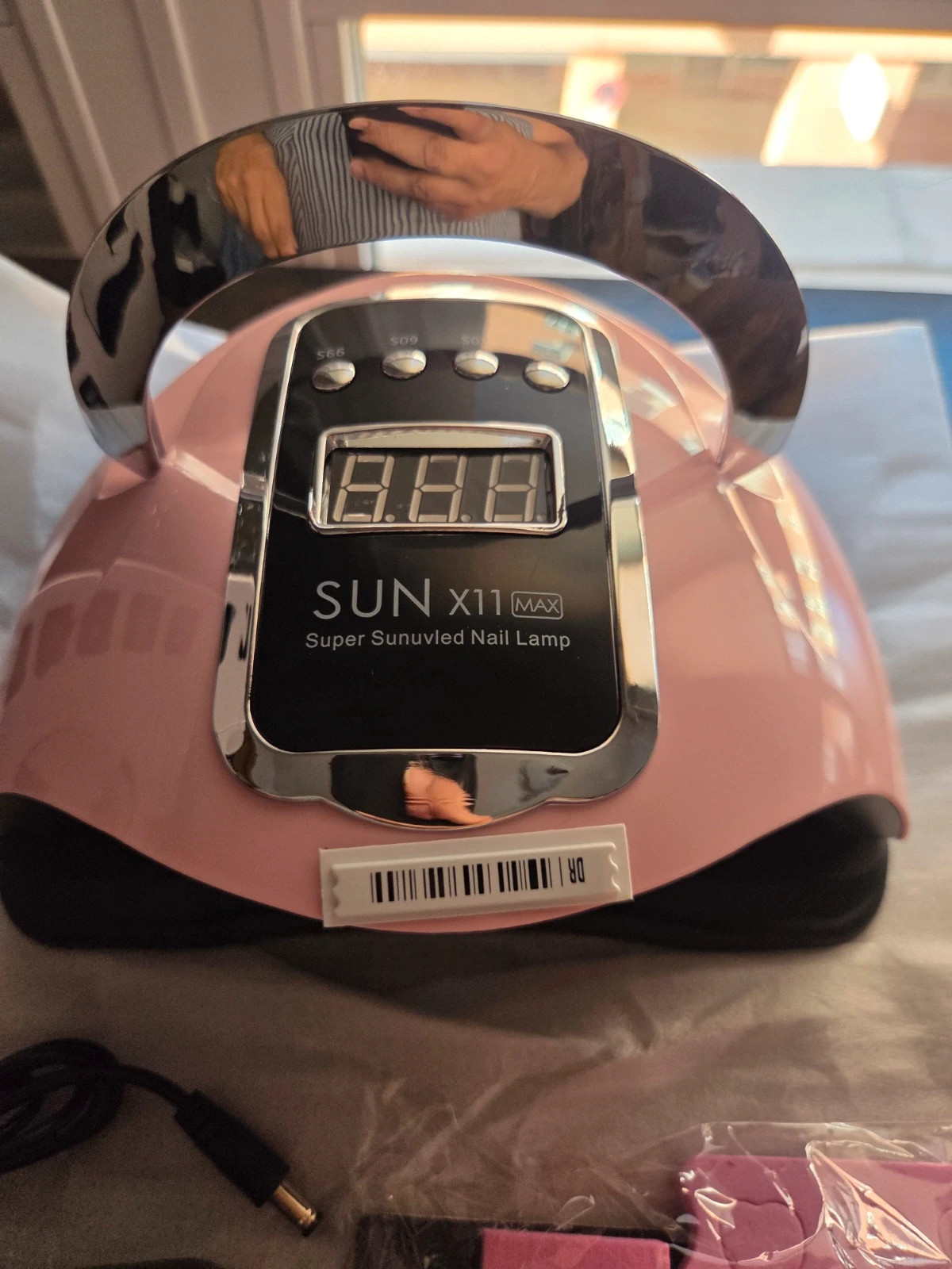 Lámpara Uñas Gel SUN X11 MAX Rosa + Kit Herramientas – Sun 5