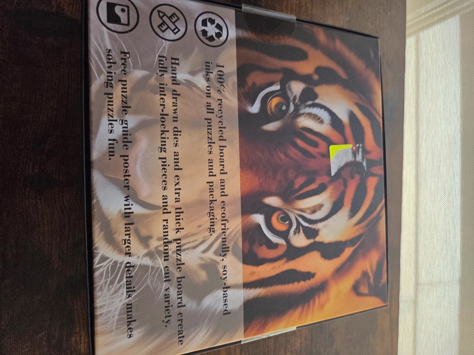 Puzzle 1000 Piezas Tigre Iluminado Sameline (Nuevo) – Sameline 4