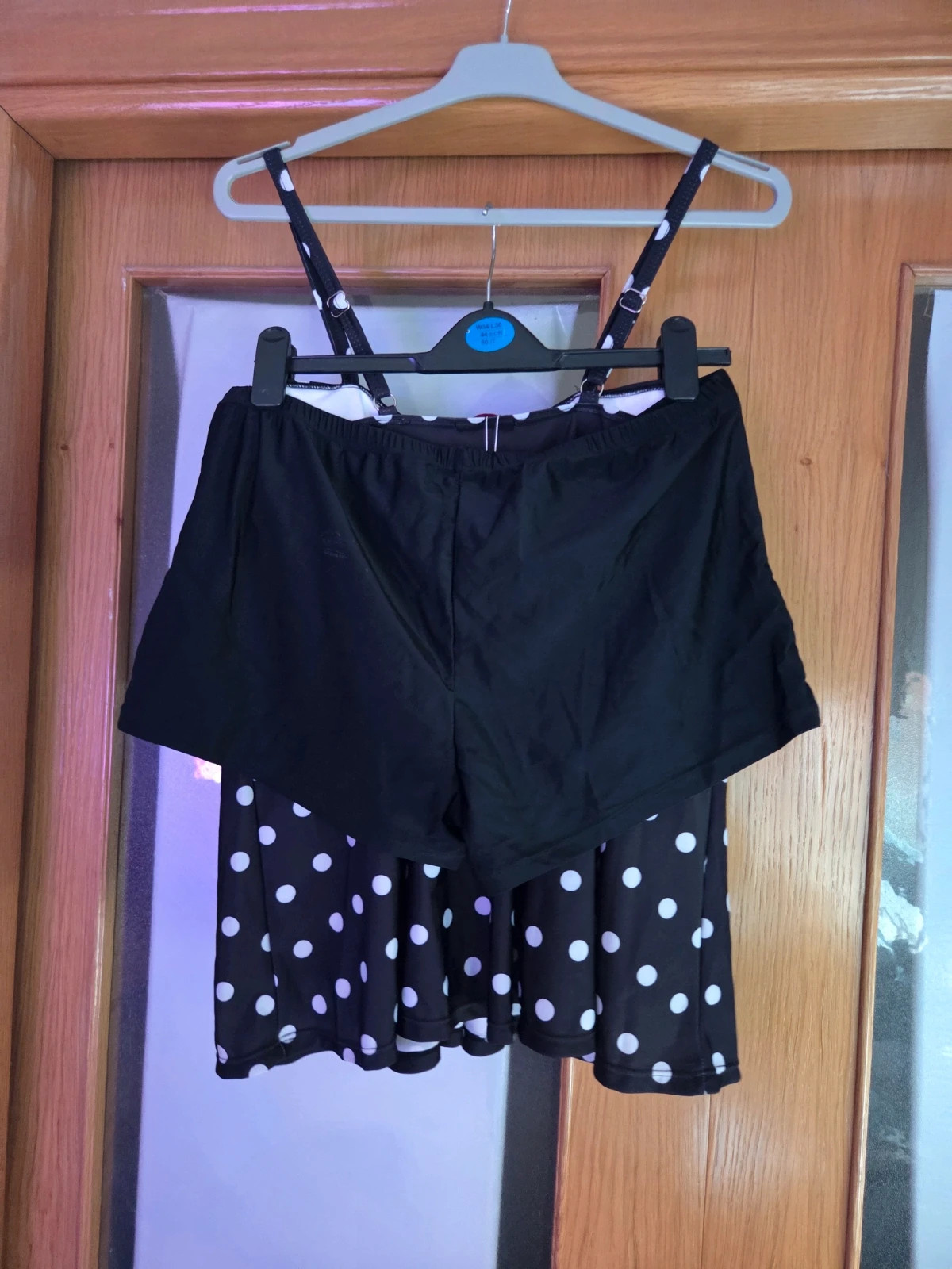 Bañador tankini Avidlove lunares blanco y negro con short – Talla XXL (Nuevo con etiqueta) – Avidlove – taille XXL / 44 / 16 4