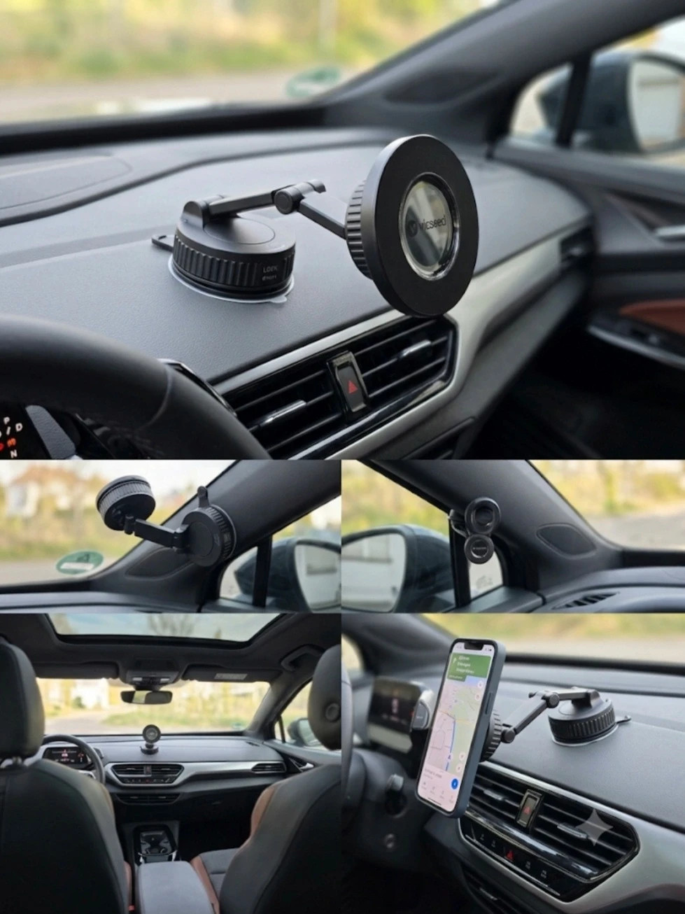 Soporte Magnético Coche Vicseed Giratorio 360° Ventosa Vacío – Nuevo – vicseed 2