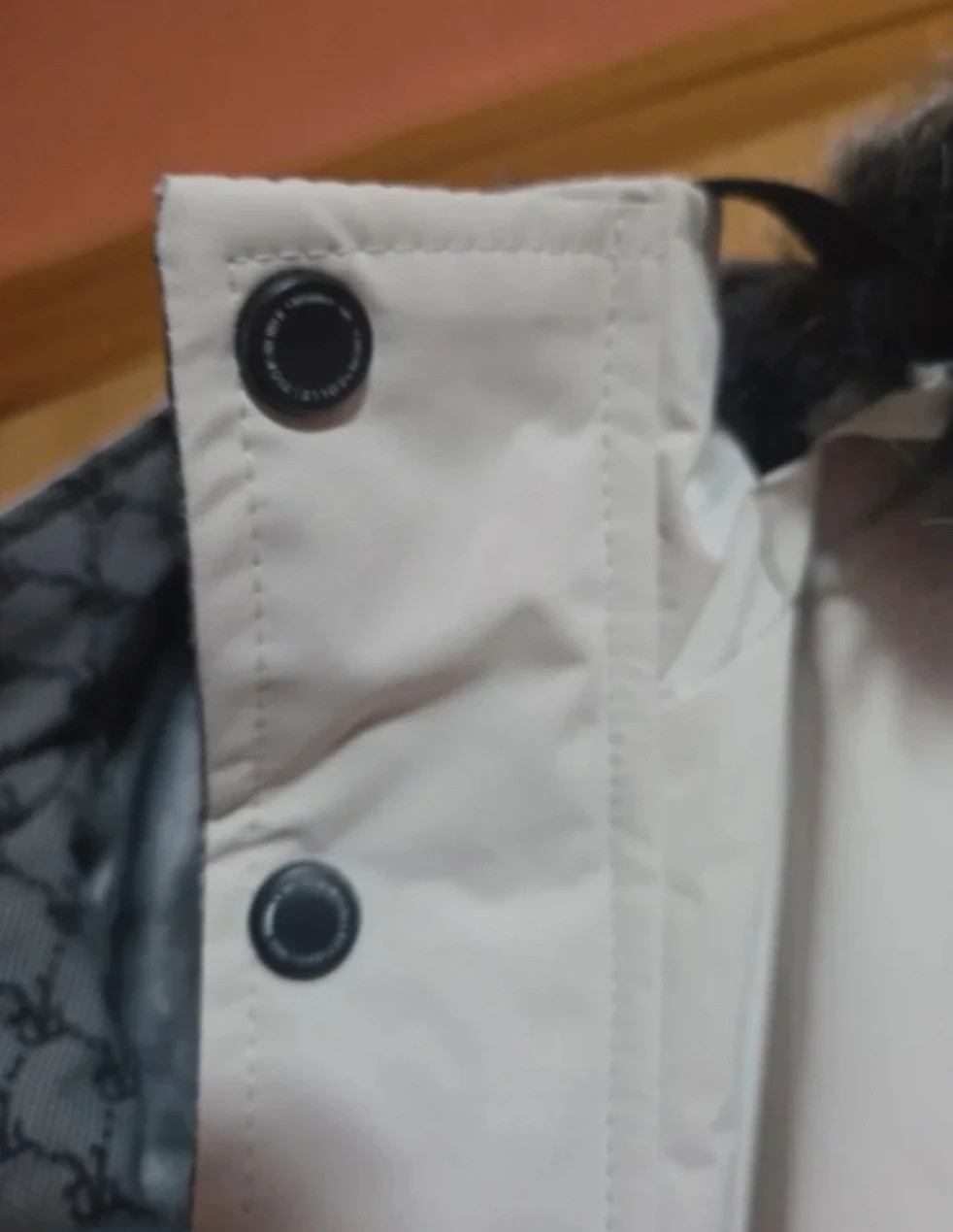 Nueva Parka blanca de invierno Leduntino 1986 con capucha (Talla L) – leduntino – taille L 3