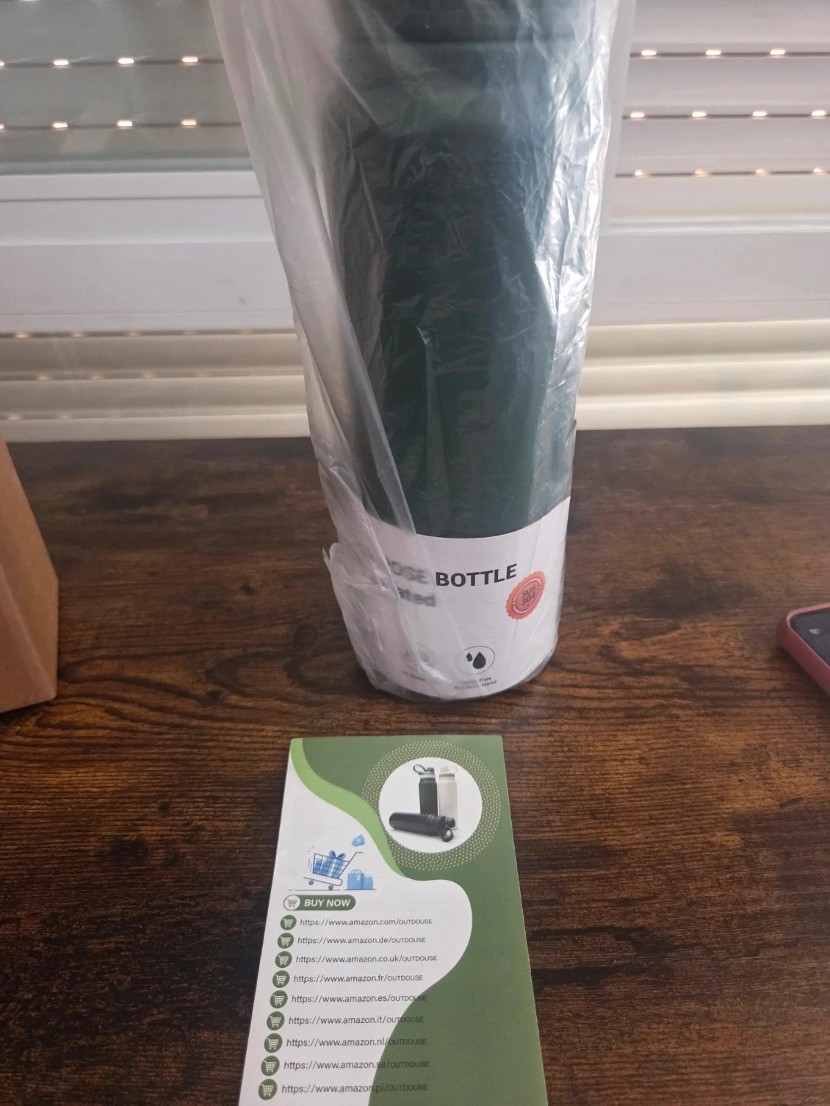 Botella Térmica Outdouse Verde Acero Inoxidable (Nueva + Accesorios) – Travel 3