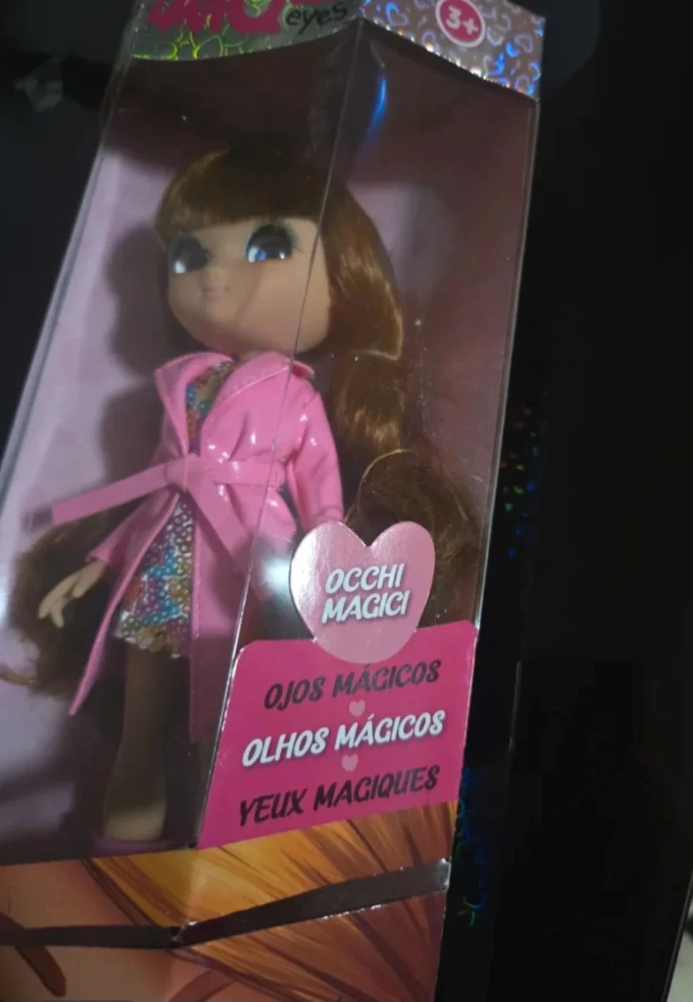 Muñeca Unique Eyes - Sophia con abrigo rosa – Unique – taille Prématuré, jusqu'à 44cm 4