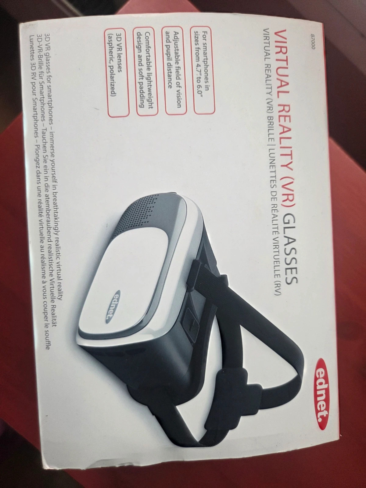 Gafas de Realidad Virtual (VR) ednet. para Smartphone – Ednet 2