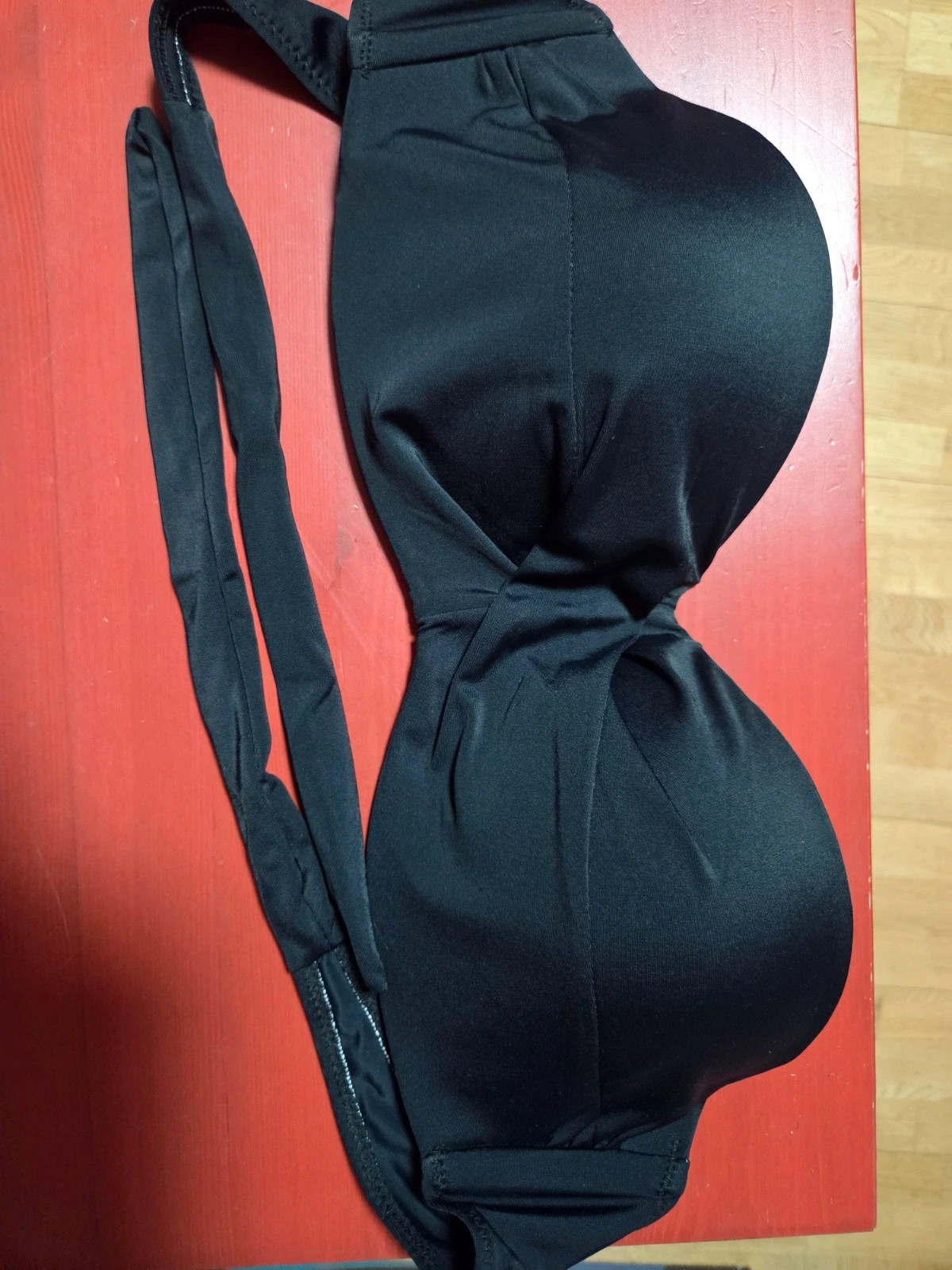 Nuevo Bikini Negro Elegante - Top Bandeau y Braguita Ajustable - Talla L – Generica – taille L / 40 / 12 4